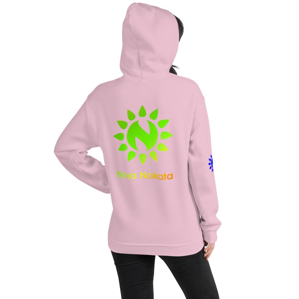 Download Unisex Hoodie Pink with Logo | NOYANAKATA